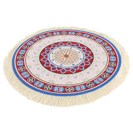 Boho Mojo Ronde Muismat met Kwastjes