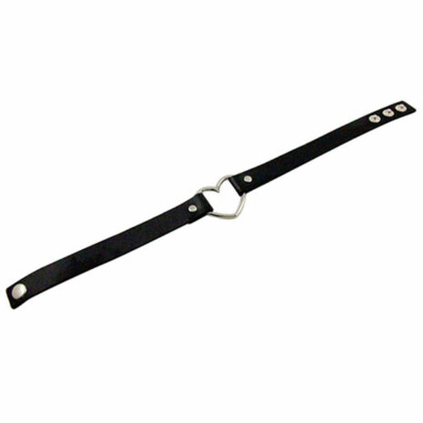 Halsband Punk Gothic Hart Choker Ketting Harajuka PU Leder