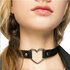 Halsband Punk Gothic Hart Choker Ketting Harajuka PU Leder